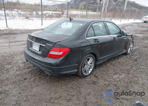 2013 Mercedes-Benz C 300 Sport 4Matic from USA, damaged, VIN WDDGF8AB6DR292367